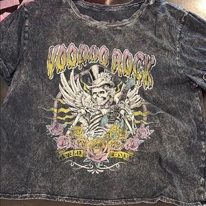 Voodoo Rock Graphic Kids T-Shirt - Black